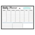 Dcenta Magnetic Dry Erase Calendar Whiteboard Fridge Magnet Flexible Daily Message Stickers for Weekly Monthly Organizer Schedule Planner To Do List Notepad Wall Set 16.5*11.8in