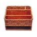 Amish Desk Organizer Mail Compartment Letter Organizer Handmade Woven Basket