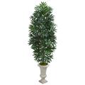 Nearly Natural 5.5â€™ Bamboo Palm Artificial Plant in Urn