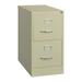 Hirsh 25 Deep 2 Drawer Letter Width Metal Vertical File Cabinet Commercial Grade Putty