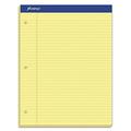 Ampad Evidence Dual Pad Narrow/Margin Ruled Size 8.5 x 11.75 Inches Canary Paper 100 Sheets Per Pad (20-246)