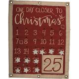 Primitives by Kathy One Day Closer to Christmas Wall Banner Countdown Calendar