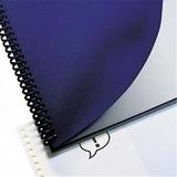 Leather Look Binding System Covers- 11-1/4 x 8-3/4- Navy- 200 Sets/Box