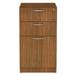 Alera VA532822WA Valencia Series Three-Drawer Box/File Full Pedestal - Modern Walnut