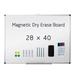 Lightweight Dry Erase Magnetic28 x40 Whiteboard Wall Mounted White Board