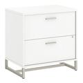 Method 2 Drawer Lateral File Cabinet in White - Engineered Wood