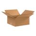 The Packaging Wholesalers Multi-Depth Corrugated Boxes 12 1/2 x 12 1/2 x 6 Kraft 25/Bundle