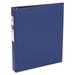 Economy Non-View Binder With Round Rings 3 Rings 1 Capacity 11 X 8.5 Blue (3300) | Bundle of 2 Each