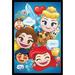 Disney Emoji - Disney Princess Wall Poster 22.375 x 34 Framed