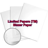 Limited Papers (TM) Blazer Digital Paper Gloss Finish Coated 2 Sided White Color 92 Brightness. (65# Cover 18 x12 )