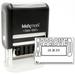 MaxMark Large Date Stamp with APPROVED Self Inking Date Stamp Large Size - BLACK ink