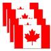 Yescom 4pcs 3 x5 ft Polyester Canada Flag Canadian Maple Leaf Banner Indoor Outdoor Yard for Flagpole