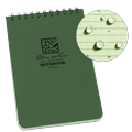 Rite in the Rain All-Weather Top-Spiral Notebook 4 x 6 Green Cover Universal Pattern (No. 946)