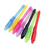 NUOLUX 20pcs/Pack UV Invisible Ink Pen Light Pen Big Light Pen Pen (7 Color Mixed)