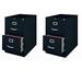 Value Pack (Set of 2) 2 Drawer Legal File Cabinet in Black