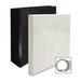 Business Source BSN09953CT Round-Ring View Binder- White - 12 Per Carton