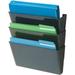 Deflecto Sustainable DocuPocket Letter Black-3 pocket 50% Recycled Content - 3 Pocket(s) - 7 Height x 13 Width x 4 Depth - Stackable - 50% Recycled - Plastic - 3 / Set | Bundle of 5