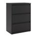 Hirsh 30 Inch Wide 3 Drawer Metal Lateral File Cabinet for Home and Office Holds Letter Legal and A4 Hanging Folders Black