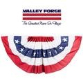 Valley Forge Flag PMF Pleated Mini Fan Flag With Stars Bunting 1-1/2-Foot x 3-Foot