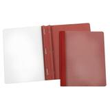 Earthwise by Recycled Clear Front Report Covers Letter Size Red 25/Box -OXF57871