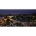 High angle view of a city Big Spring Park Huntsville Madison County Alabama USA Poster Print (24 x 12)