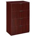 Legacy 4-Drawer Lateral File- Mahogany