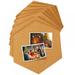 Wall Decor Bulletin Board Pin Board Cork Tiles Hexagon Cork Board with Adhesive Backing Memo Boards Message Board for School/Office/Home/Kitchen/Dorm Room