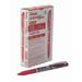 Pentel EnerGel Deluxe Liquid Gel Pen Bold Line Metal Tip Red Ink Box of 12 (BL60-B)