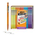 BIC Xtra-Smooth Mechanical Pencils with Erasers Bright Edition Medium Point (0.7mm) 40-Count (Barrel Colors May Vary)