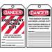 ACCUFORM SIGNS TAR478 Danger Tag By The Roll 6-1/4 x 3 PK 250