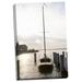 Gango Home Decor Contemporary Along The Pier by Karyn Millet (Ready to Hang); One 16x24in Hand-Stretched Canvas