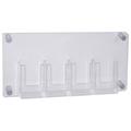Azar Displays 105580 Four-Pocket Trifold Wall Mount Brochure Holder Overall Measurement: 23 W X 11 H