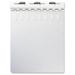 Skilcraft NSN2866954 Aluminum Binder Double Hinged .5 in. Cap 8.5 in. x 11 in. Silver