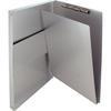 Saunders-1PK Snapak Aluminum Side-Open Forms Folder 0.5 Clip Capacity Holds 8.5 X 14 Sheets Silver