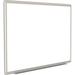 Ghent 36 x48 Aluminum Frame Ceramic Magnetic Whiteboard - Maple Trim