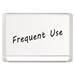 Lacquered steel magnetic dry erase board 24 x 36 Silver/White