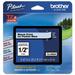 Genuine Brother 1/2 (12mm) Black on Pastel Blue TZe P-touch Tape for Brother PT-1880 PT1880 Label Maker