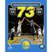 Stephen Curry hits his 400th three point basket during the Golden State Warriors NBA record 73rd win of the season- April 13 2016 Photo Print