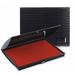 Infusion 5 x 7 Large Stamp Ink Pad for Rubber Stamps Your Go To Large Stamp Ink Pad for Bright Color Even Coverage and Durability Red Stamp Pad