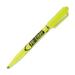 Hi-Liter Pen-Style Highlighters Fluorescent Yellow Ink Chisel Tip Yellow/black Barrel Dozen | Bundle of 2 Dozen