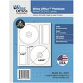 Wing Pro Office Premium 200 CD/DVD Labels Matte Memorex Core Compatible Labels for Laser Printers and Ink Jet Printers White Made in USA Pack of 100