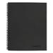 2PK Cambridge Wirebound Business Notebook 1 Subject Wide/Legal Rule Black Linen Cover 9.5 x 6.63 80 Sheets (06672)