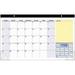 At-A-Glance QuickNotes Monthly Desk Pad Julian Dates - Monthly - 1.1 Year - January 2022 till January 2023 - 1 Month Single Page Layout - 17 3/4 x 10 7/8 Sheet Size - Desktop - Black - Poly - 1 Each