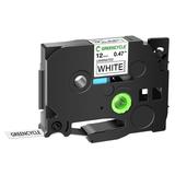 GREENCYCLE 50PK Compatible TZe231 0.47 12mm Black on White Tape Replacement for Brother TZe-231 TZ-231 Laminated P-touch Label Maker Refills with Brother PT-D210 PT-D410 PT-H110