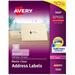 Avery Matte Clear Address Labels Sure Feed Technology Laser 1 x 2-5/8 1 500 Labels (5660)