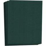 Hamilco Colored Cardstock Scrapbook Paper 8.5x11 Linen Textured Color Card Stock Paper Sacramento Green 80 lb Cover 50 Pack