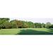 Trees on a golf course Woodholme Country Club Baltimore Maryland USA Poster Print by - 36 x 12