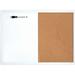 Quartet Combination Magnetic Whiteboard & Corkboard Color Selected For You