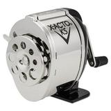 X-ACTO KS Manual Classroom Pencil Sharpener Table/Wall-Mount Design Manually-Powered 2.75 x 4.75 x 4.25 Black/Nickel