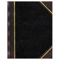 National Paper Texthide Record Book 1 Subject Medium/College Rule Black/Burgundy Cover 14 x 8.5 500 Sheets (57151)